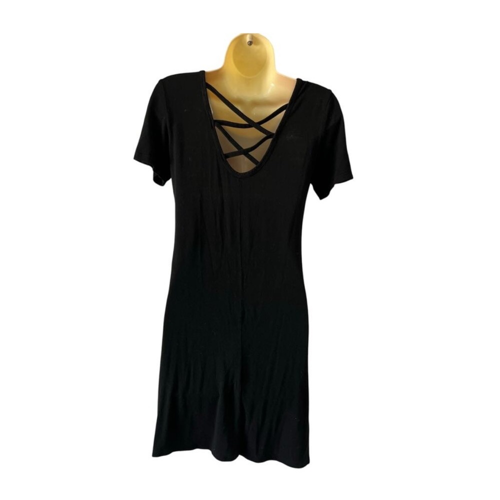 Black Short Sleeve Dress